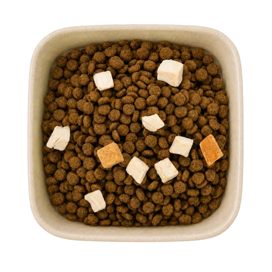 Freeze-Dried Baked Pet Food freeze-dried pet food product photo