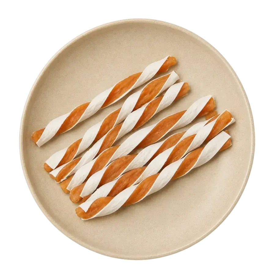 ChickenDuck Sandwich Strips pet treat product photo